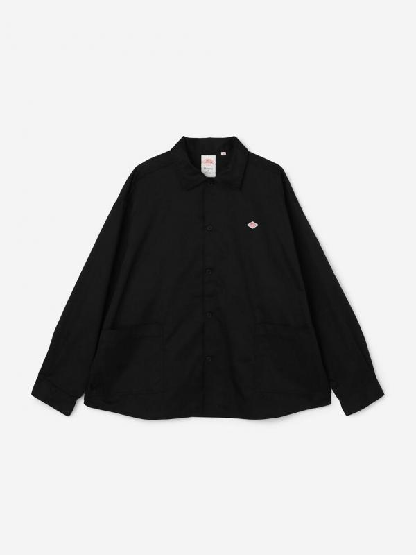 DANTON 黒 ジャケットバックプリントビッグダントン DANTON|ダントン