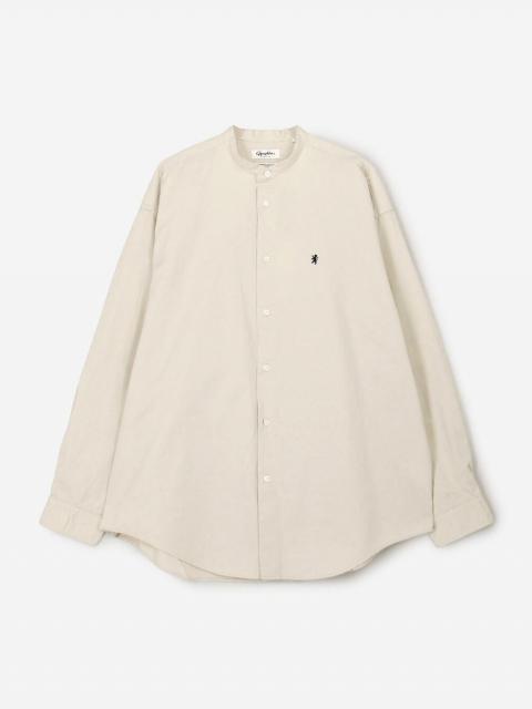 Gymphlex | バンドカラー長袖シャツ SOLID MEN