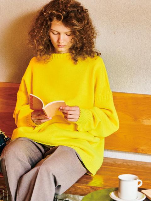 Le Tricoteur | トラディショナル ウールガンジーセーター NEON UNISEX