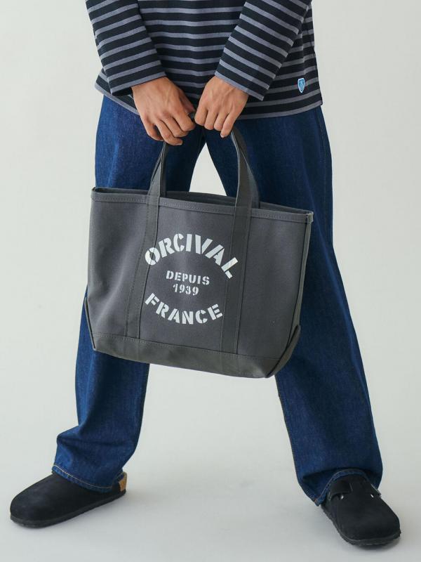 ORCIVAL | プリント キャンバストートバッグ 中