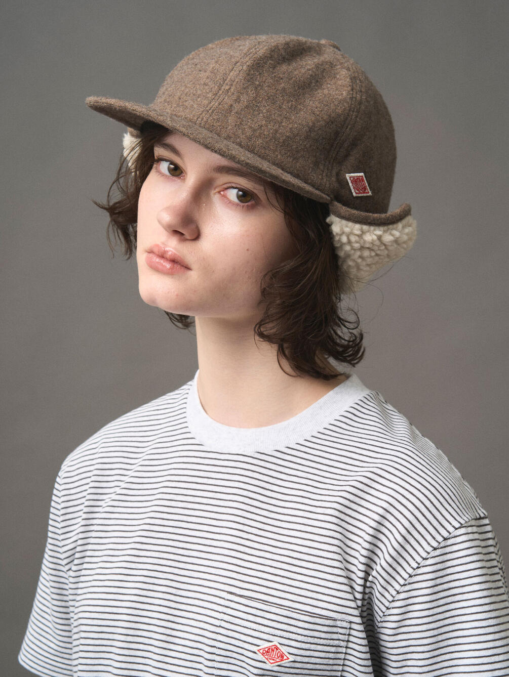 DANTON | ボア 6パネルキャップ