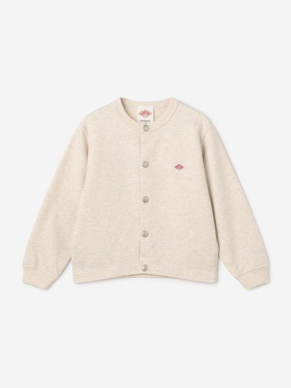 DANTON | キッズ コットン クルーネックカーディガン