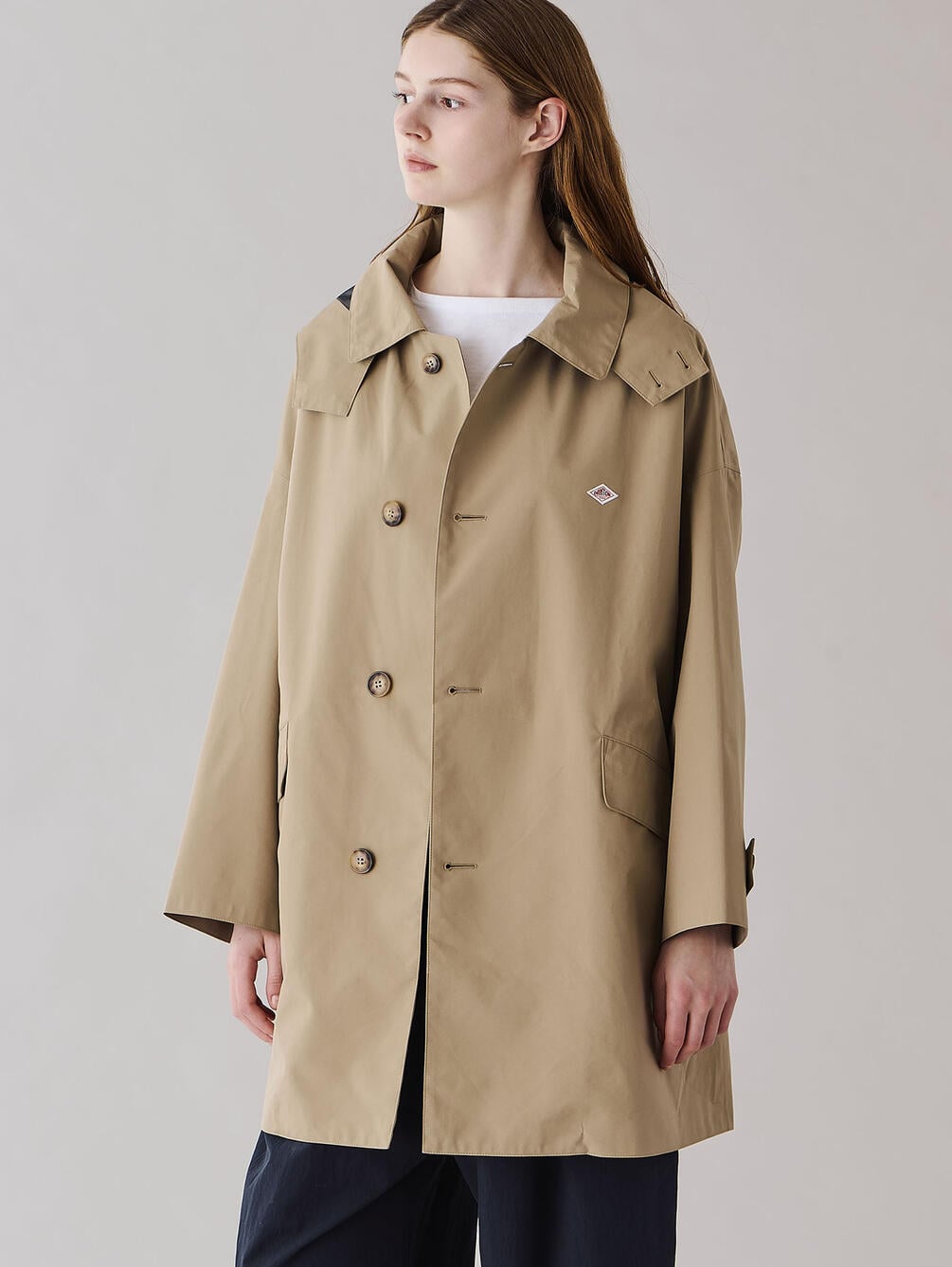 DANTON | 3レイヤークロス ショートバルマカーンコート WOMEN