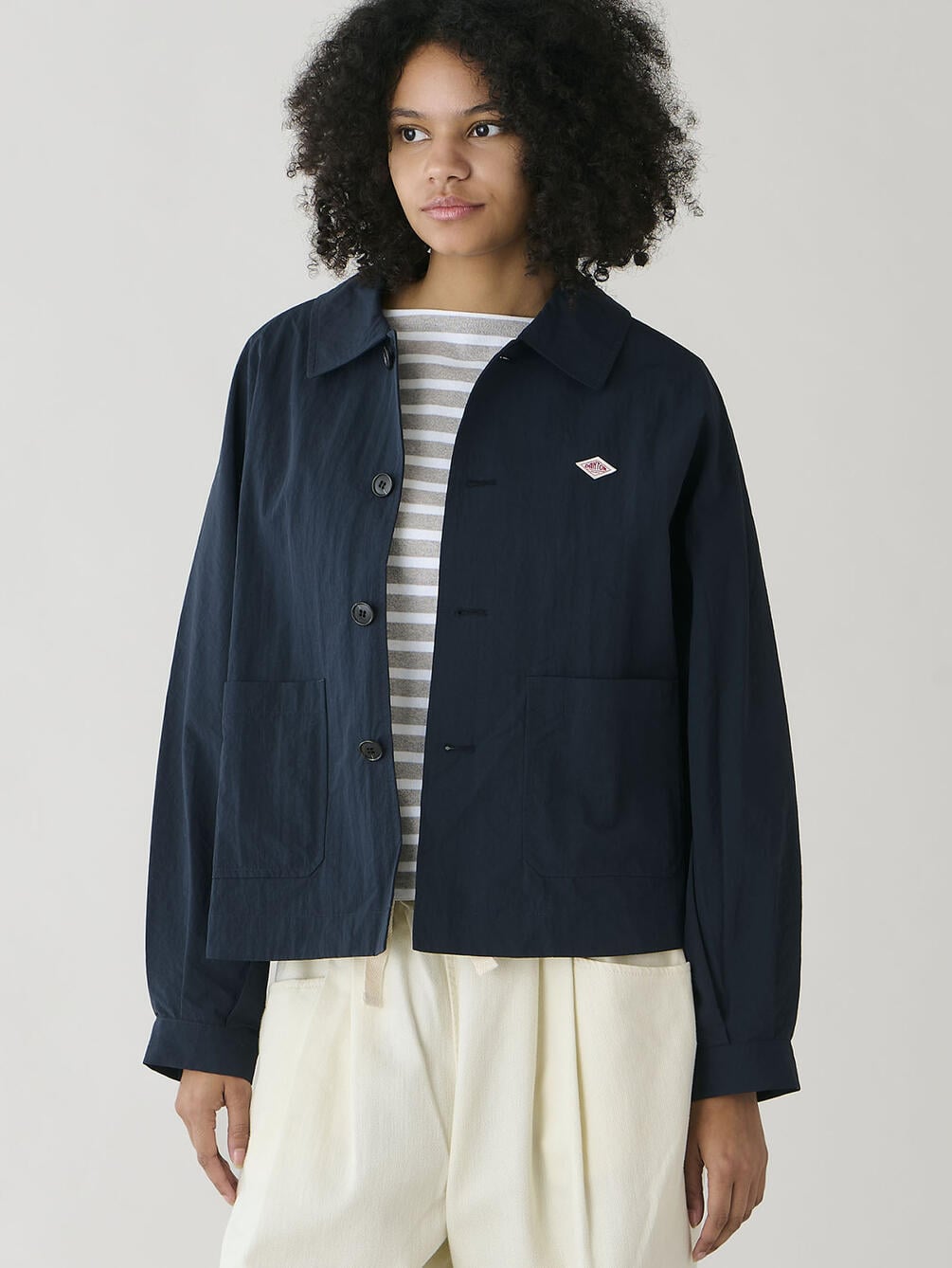 【ノベルティ対象】DANTON | ナイロンタッサー ドルマンスリーブジャケット WOMEN