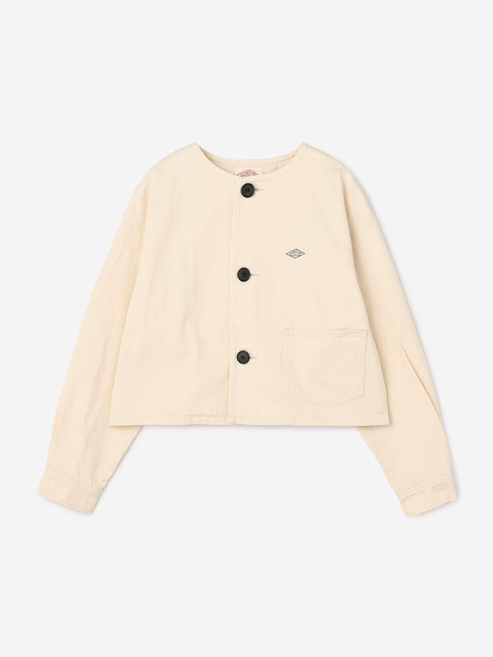 DANTON | カツラギコットン ノーカラーショートジャケット WOMEN