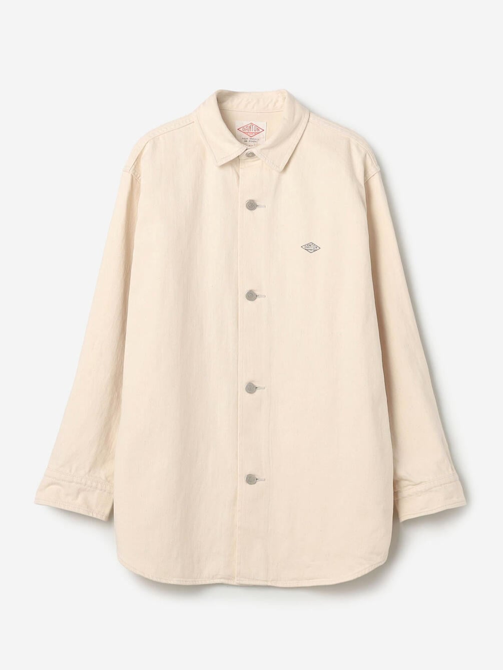 【ノベルティ対象】DANTON | カツラギコットン ロングシャツジャケット WOMEN