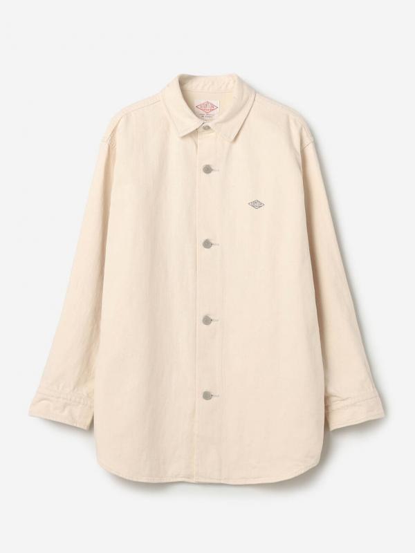 【ノベルティ対象】DANTON | カツラギコットン ロングシャツジャケット WOMEN