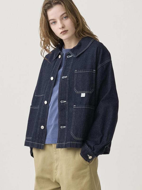 ＜先行予約＞ORCIVAL | コットンヘンプデニム カバーオール WOMEN