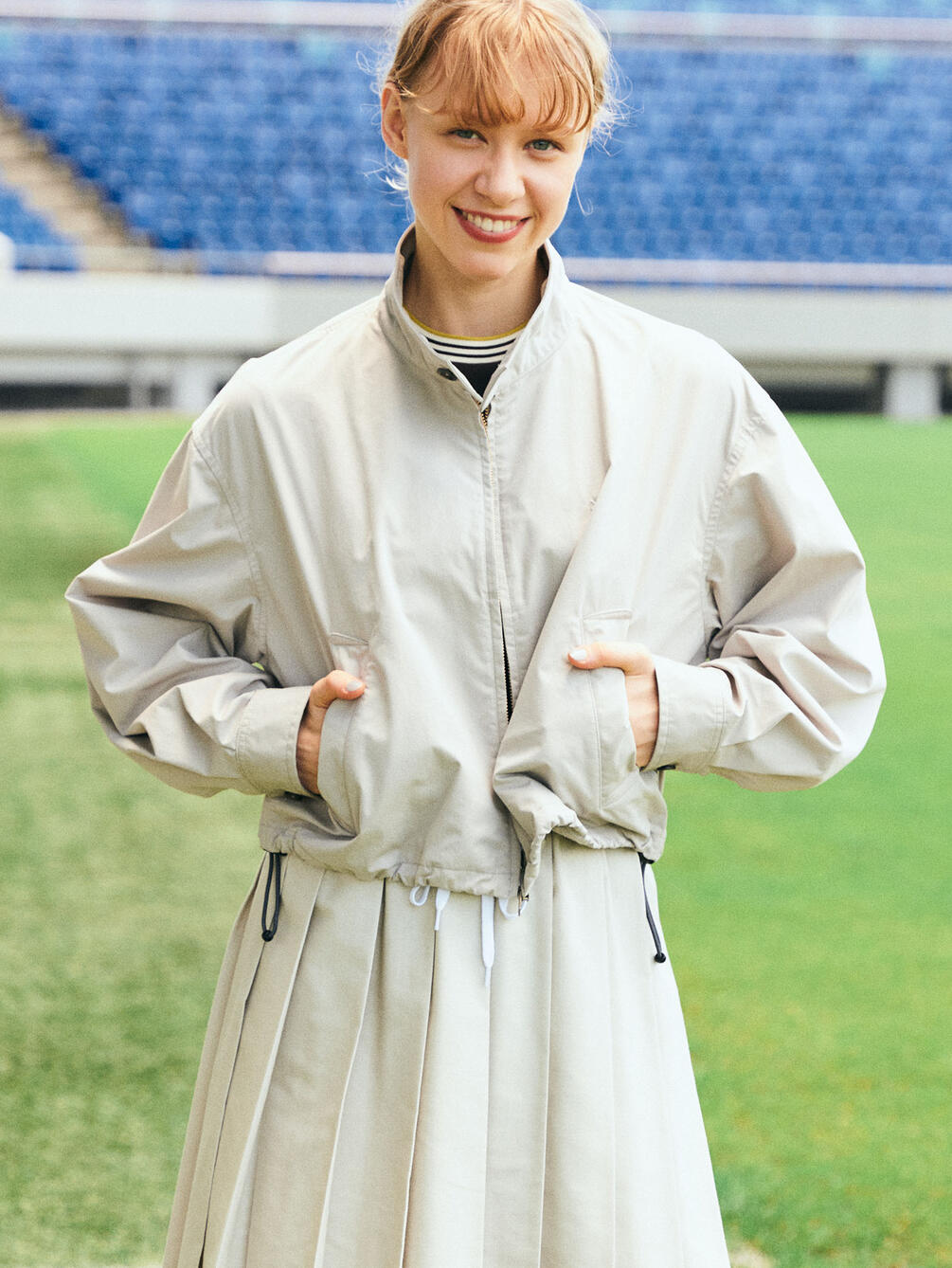 Gymphlex | ショートジップブルゾン WOMEN