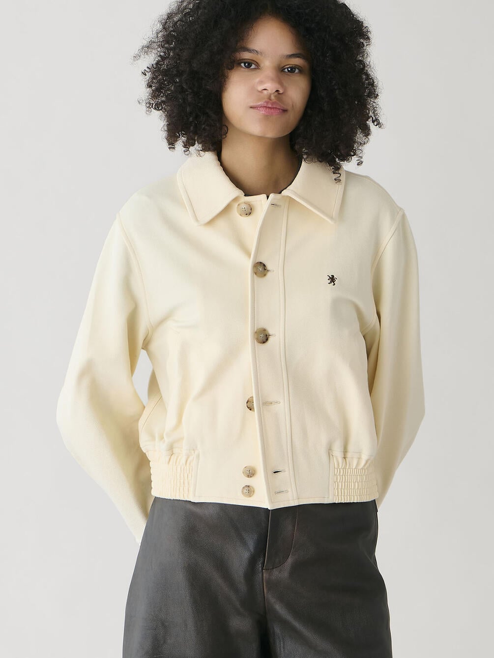 Gymphlex | ツイルジャージー ショートブルゾン WOMEN