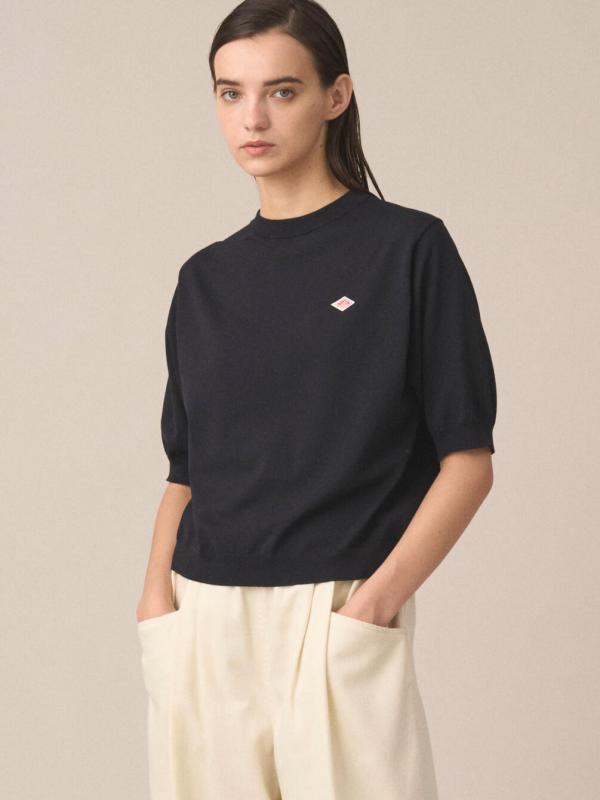 DANTON | 半袖クルーネックニット WOMEN
