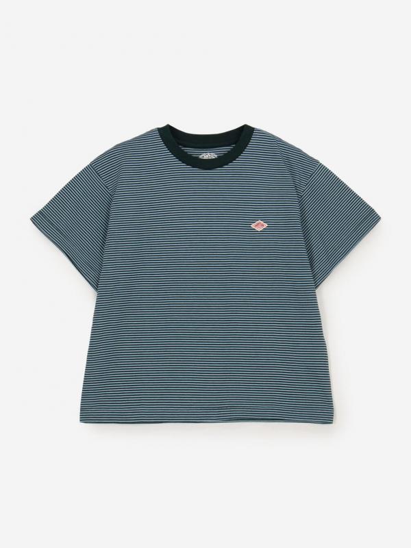 DANTON | クルーネック Tシャツ STRIPE WOMEN