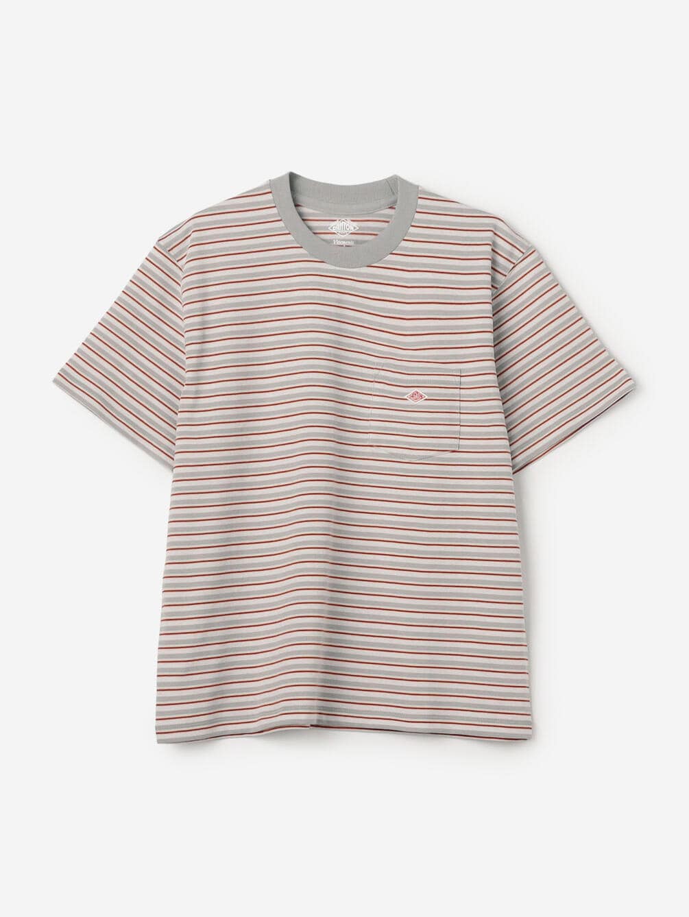 DANTON | マルチボーダー ポケットクルーネックTシャツ WOMEN