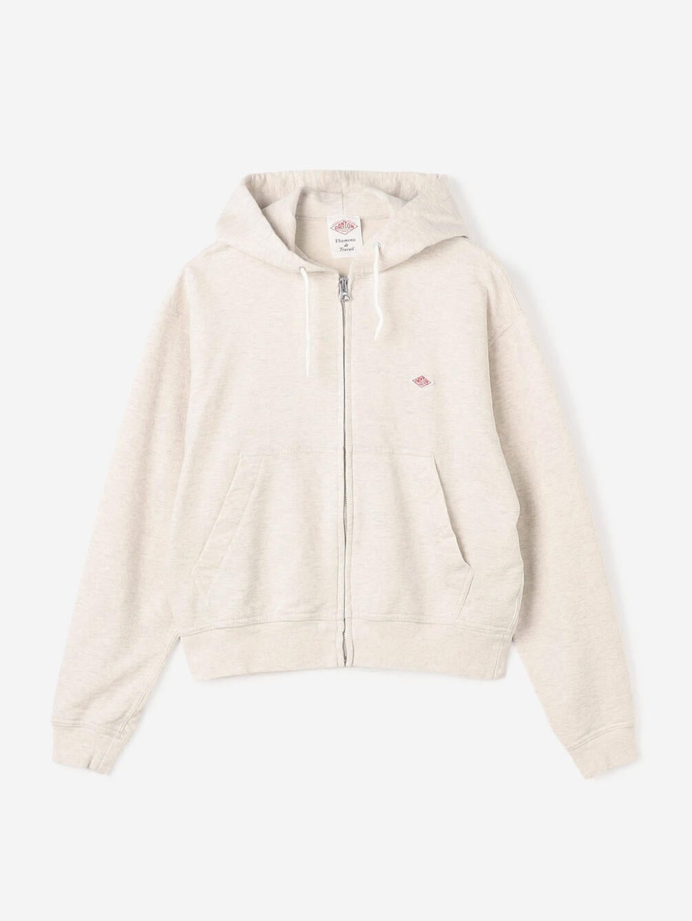 DANTON | コットンテリー ジップパーカー WOMEN