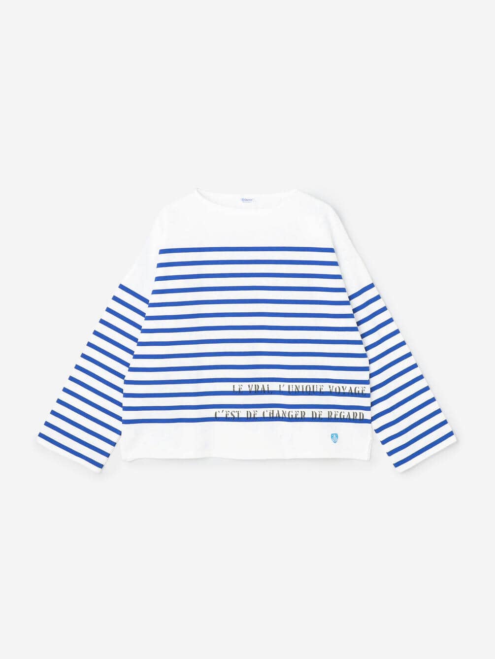 ORCIVAL | ラッセル プリント ボートネックワイドバスクTシャツ WOMEN