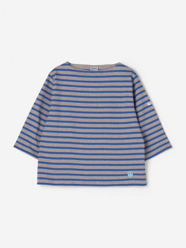 ORCIVAL | コットンロード ショートスリーブ ボートネックバスクシャツ WOMEN