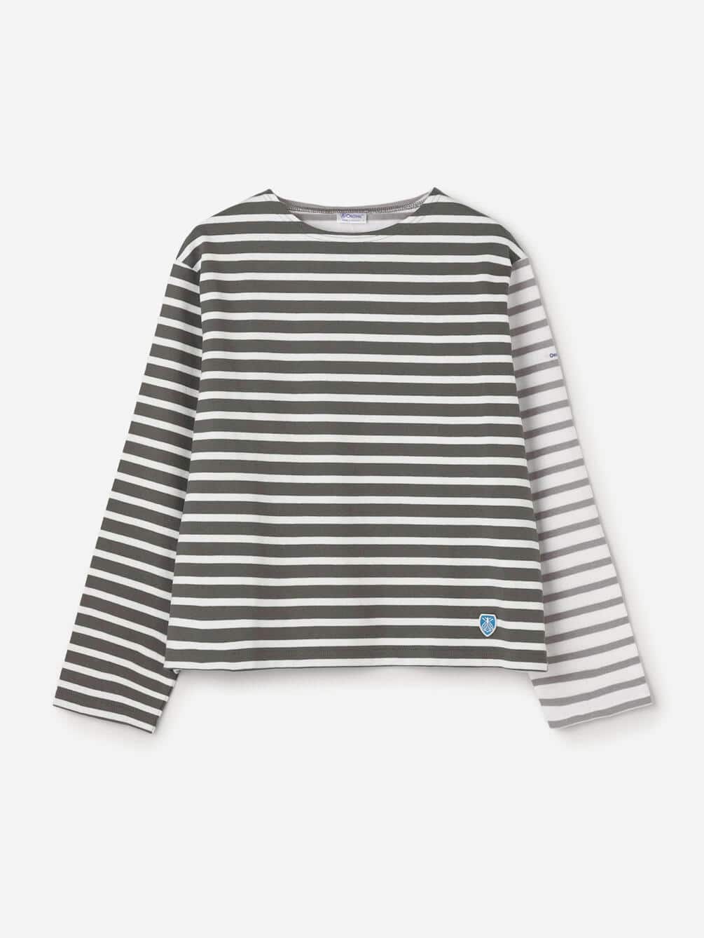 ORCIVAL | ハーレクイン コットンロード クルーネックフレンチバスクTシャツ WOMEN