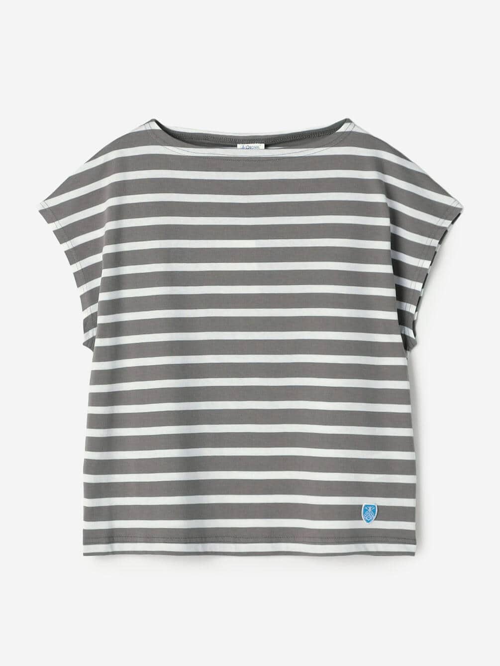 ORCIVAL | コットンレジェ ボートネック フレンチスリーブプルオーバー WOMEN