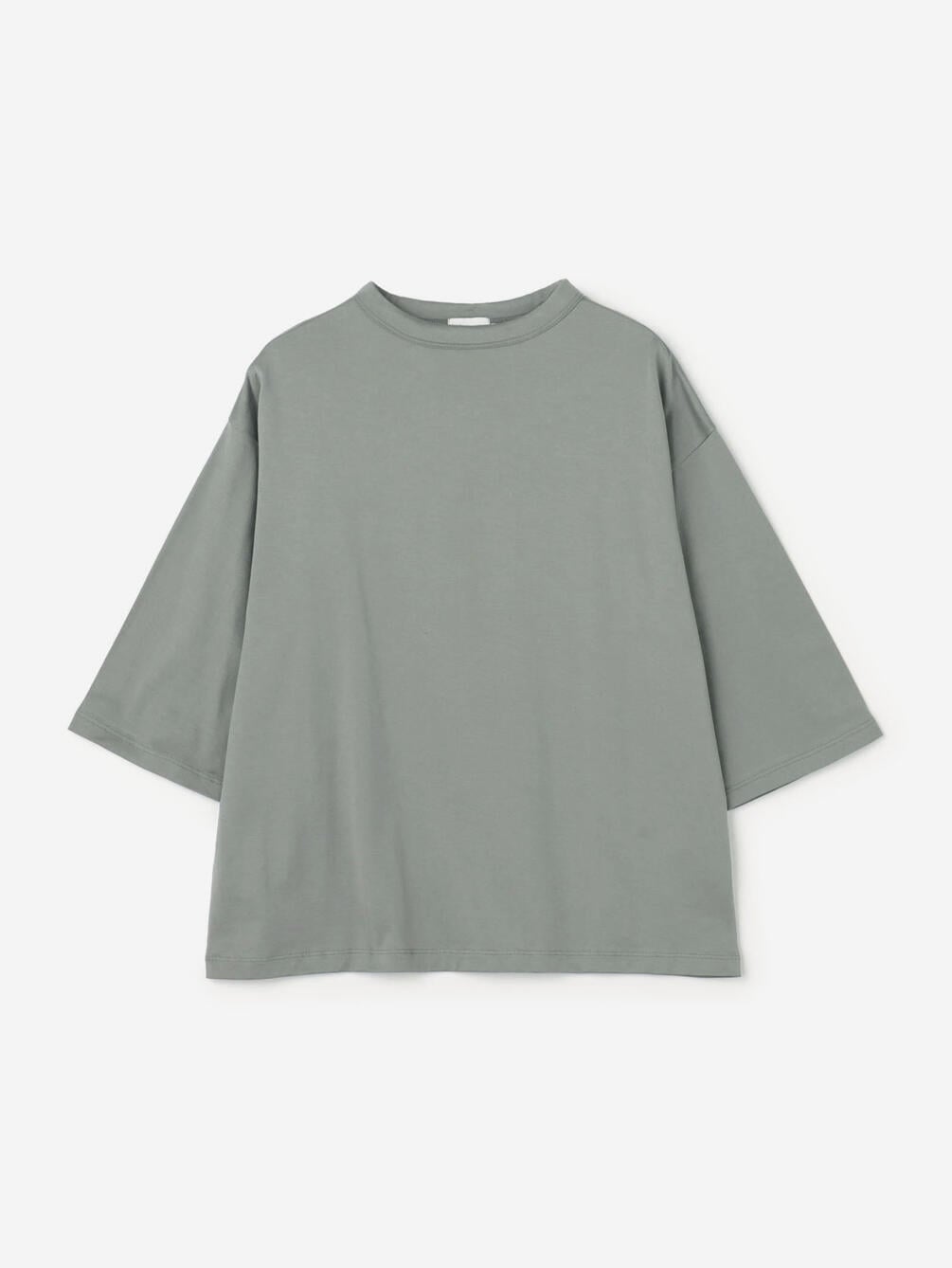 handvaerk | 60/2 ボトルネックTシャツ SOLID WOMEN