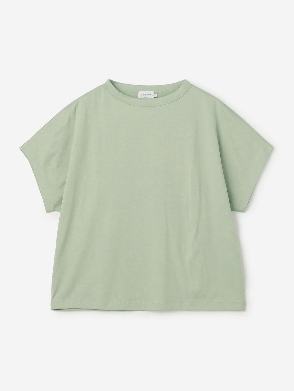 handvaerk | 60/2 キャップスリーブTシャツ SOLID WOMEN