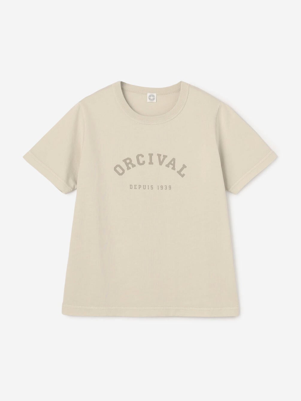 ORCIVAL | ジャージーニット コンパクトプリントTシャツ WOMEN
