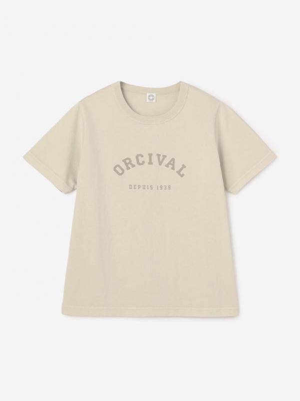ORCIVAL | ジャージーニット コンパクトプリントTシャツ WOMEN