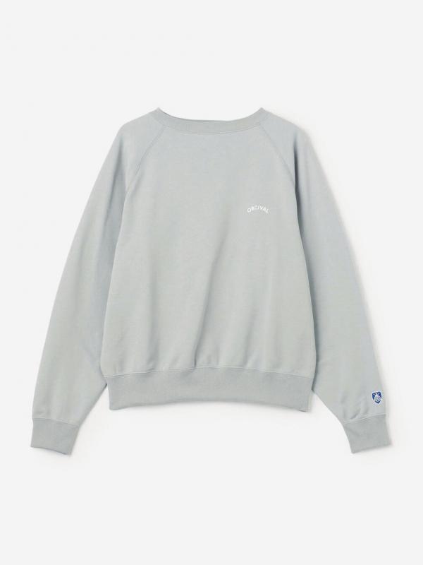 ORCIVAL | コットン裏毛 ボートネックプルオーバー WOMEN
