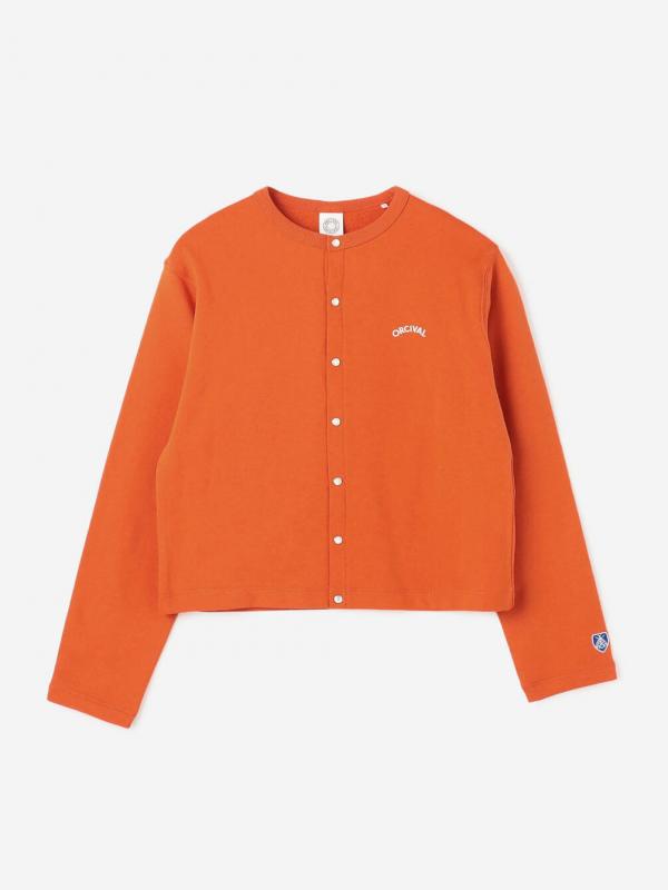 ORCIVAL | 裏毛 クルーネックカーディガン