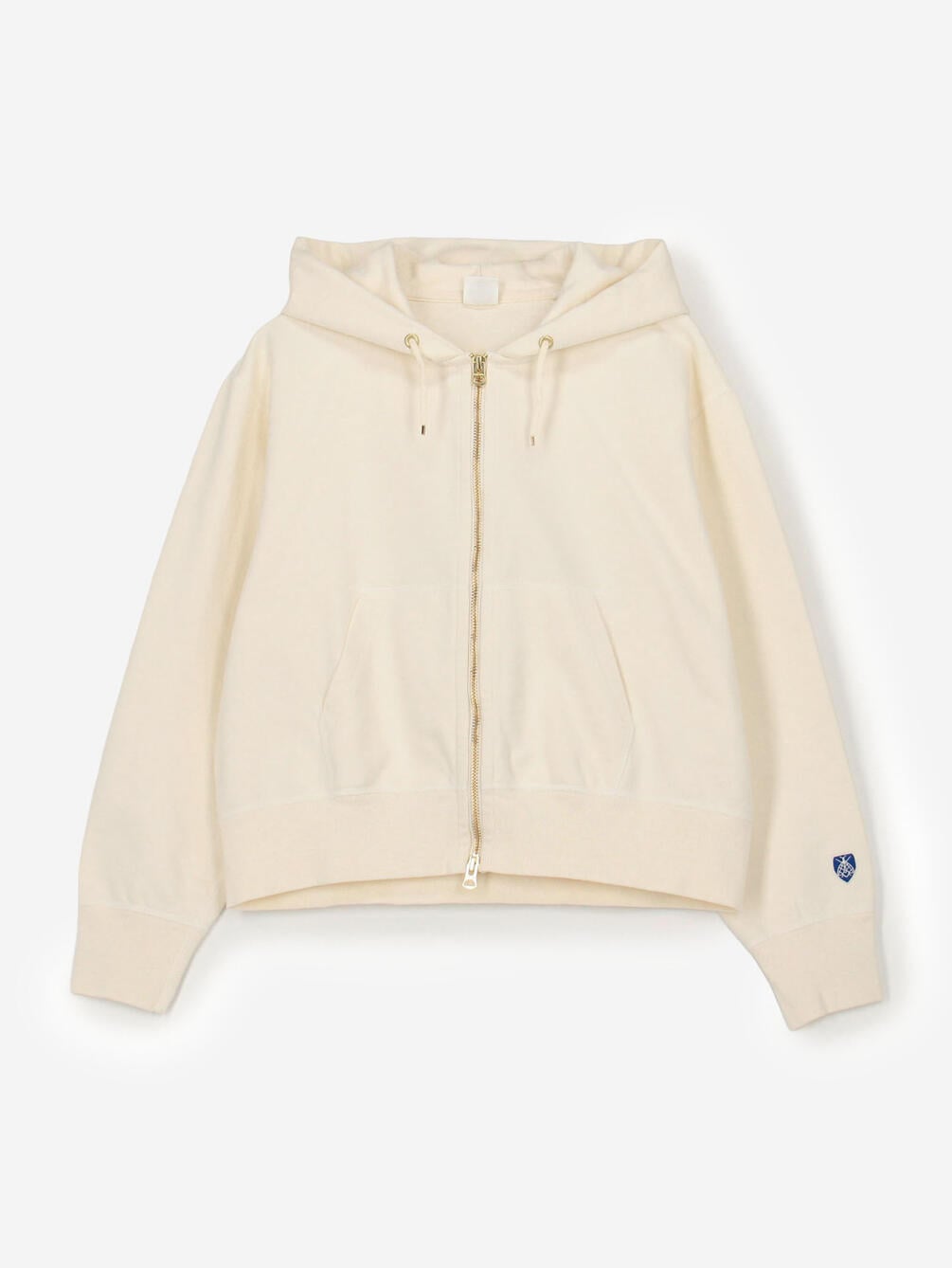 ORCIVAL | 裏毛 コットン フレンチテリージップフーディー WOMEN