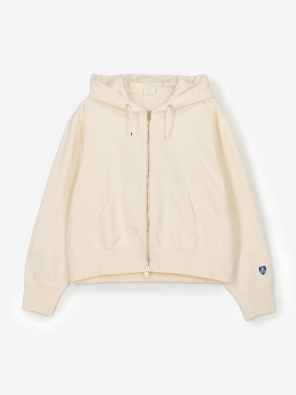 ORCIVAL | 裏毛 コットン フレンチテリージップフーディー WOMEN