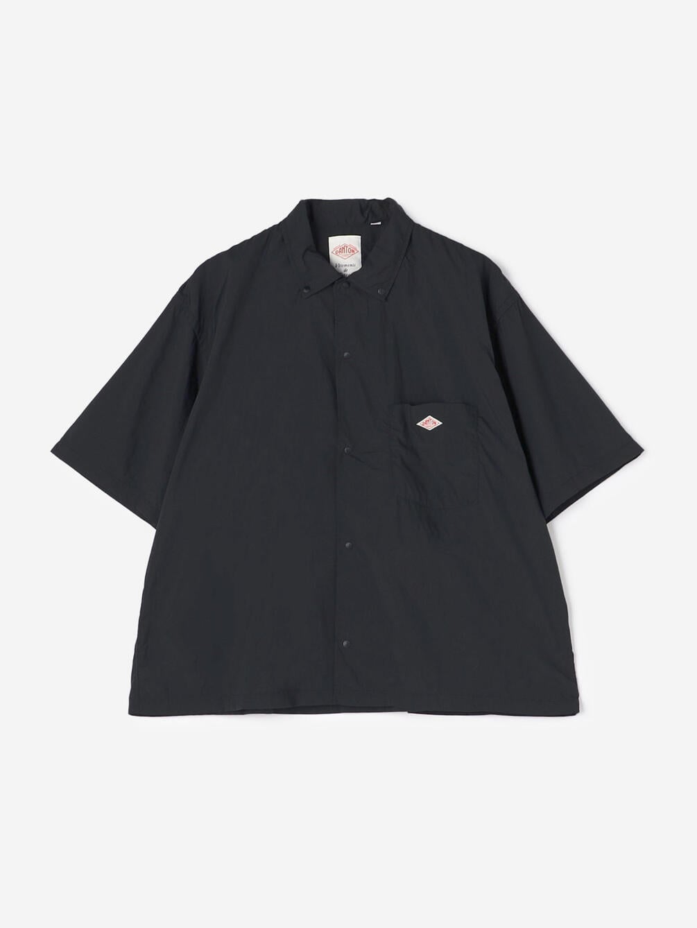 DANTON |〈別注〉ナイロンタイプライター プランサーボタンダウン半袖シャツ WOMEN