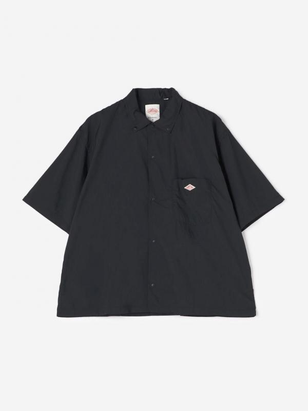 DANTON |〈別注〉ナイロンタイプライター プランサーボタンダウン半袖シャツ WOMEN