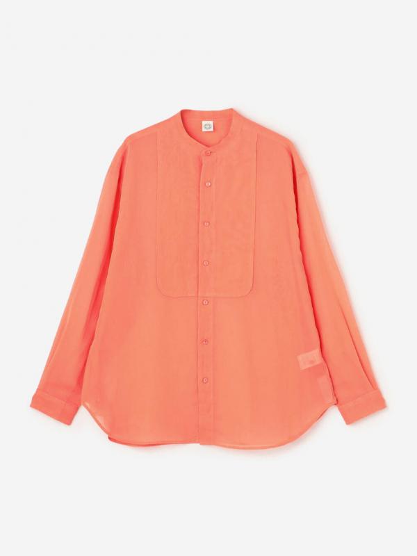 ORCIVAL | コットンボイル バンドカラーシャツ WOMEN