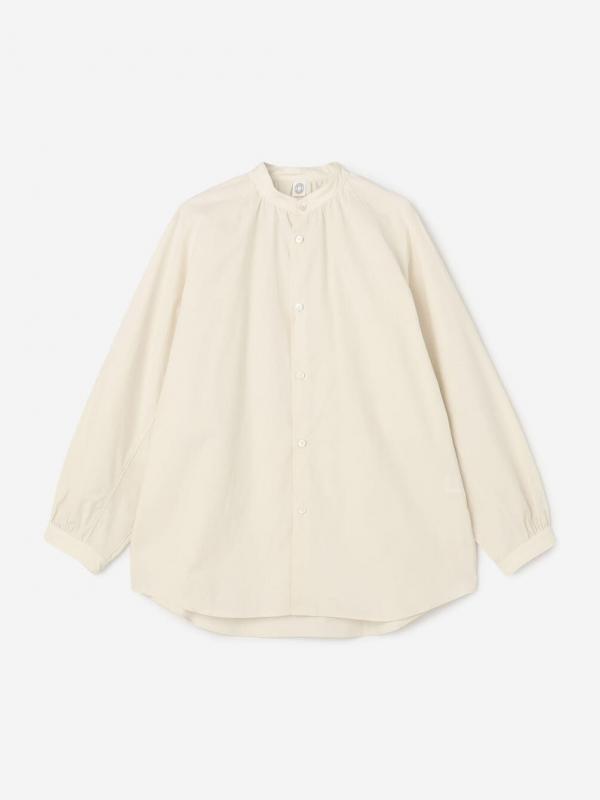 ORCIVAL | コットンタイプライター 長袖バンドカラーシャツ WOMEN