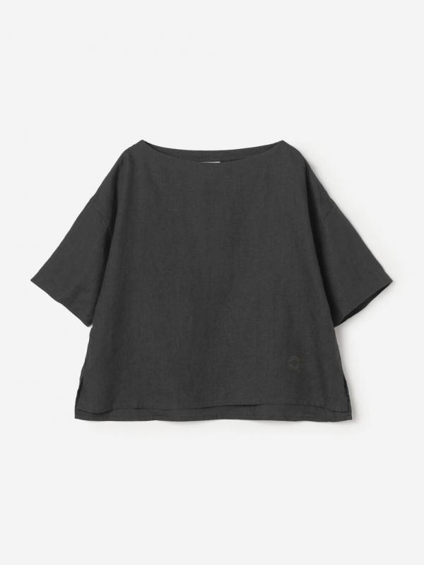 ORCIVAL | リネン ボートネックプルオーバー WOMEN