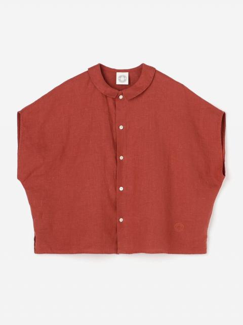 ORCIVAL | リネン スリーブレスシャツ WOMEN
