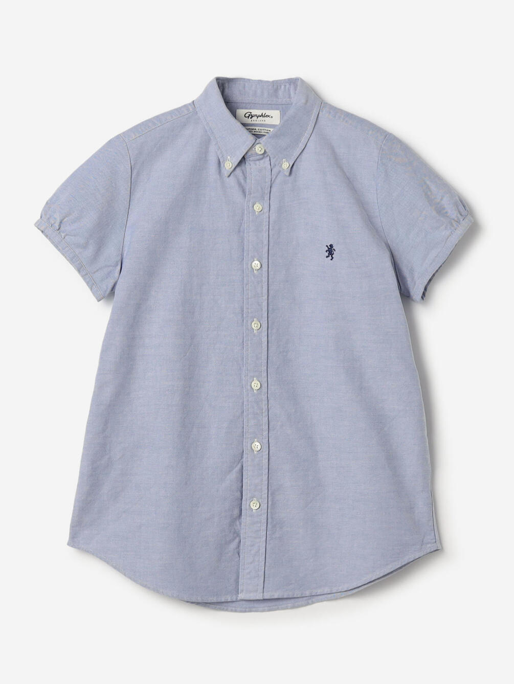 Gymphlex | オックスフォード フレンチスリーブシャツ WOMEN