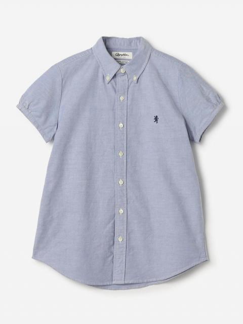 Gymphlex | オックスフォード フレンチスリーブシャツ WOMEN