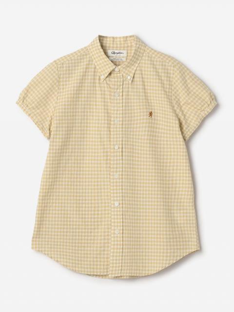 Gymphlex | コットンタイプライター フレンチスリーブシャツ WOMEN