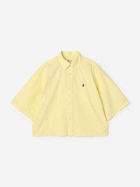 Gymphlex | ショート ボタンダウン半袖シャツ SOLID WOMEN