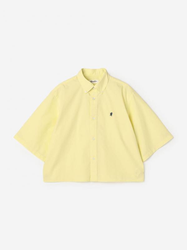 Gymphlex | ショート ボタンダウン半袖シャツ SOLID WOMEN