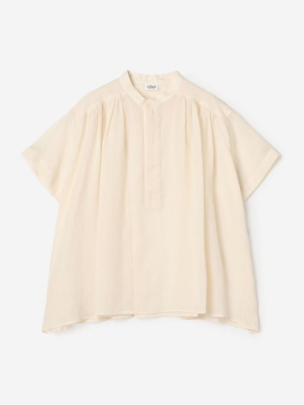 LE GLAZIK | ラミー スタンドカラープルオーバーシャツ WOMEN