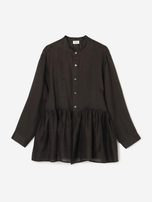 LE GLAZIK | ラミー ギャザーフレアシャツ WOMEN