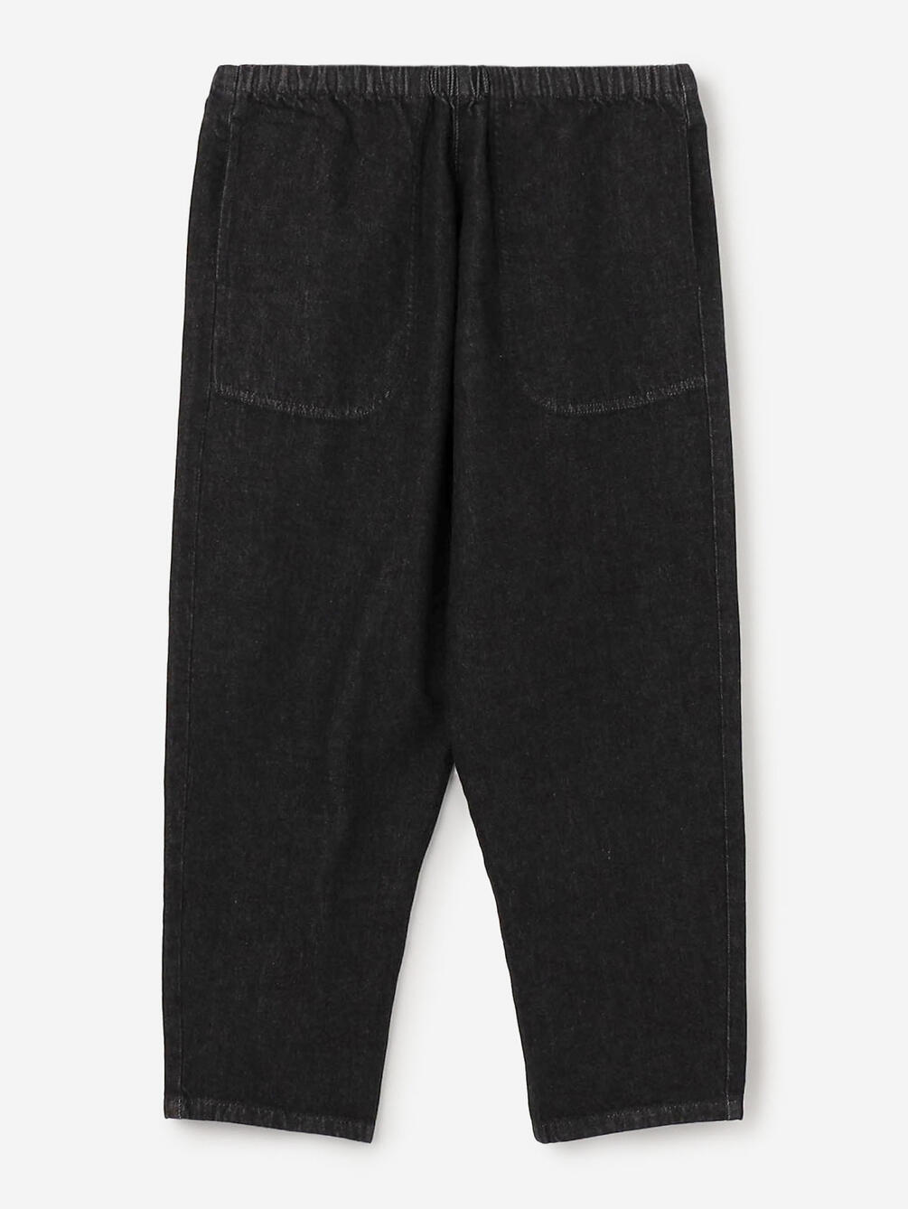 DANTON | ブラックデニム イージーパンツ WOMEN