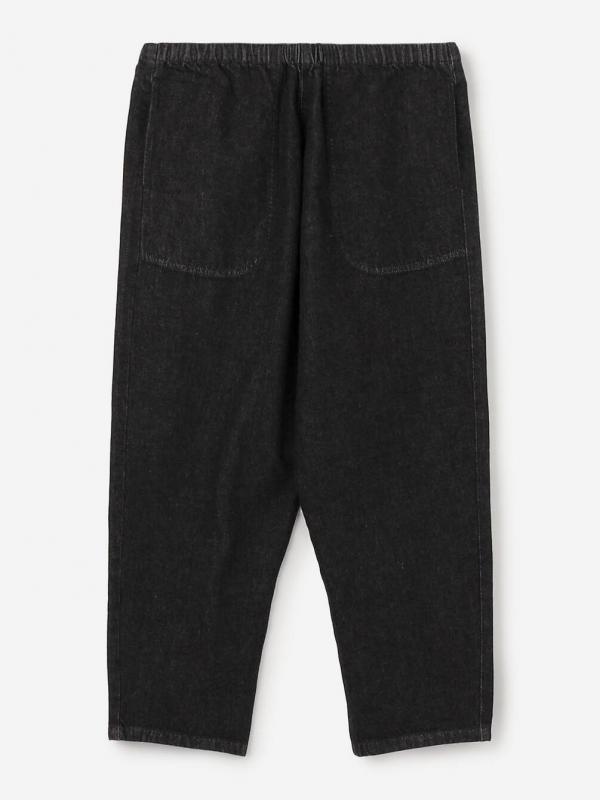 DANTON | ブラックデニム イージーパンツ WOMEN