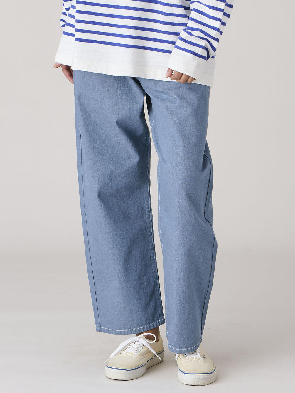 ＜先行予約＞DANTON | カラーデニム イージーパンツ WOMEN