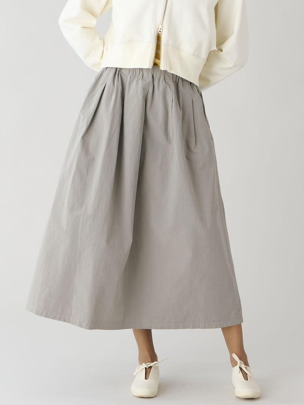 ORCIVAL | ガーメントダイ Aラインスカート WOMEN