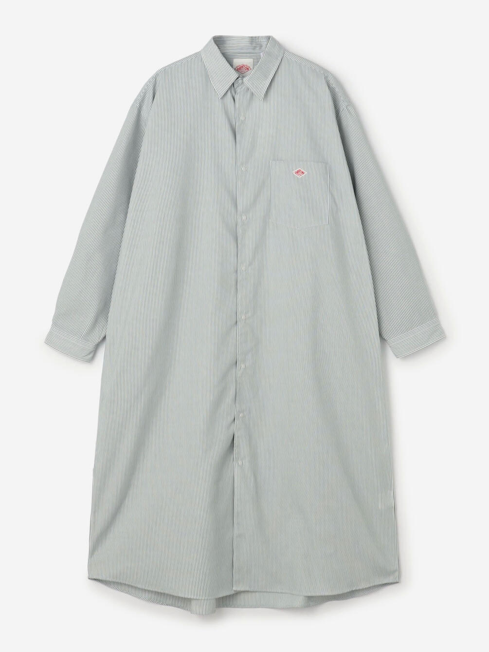 DANTON | ポリオックスフォード シャツワンピース WOMEN