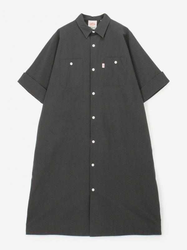 DANTON | コットンポプリン ワークシャツワンピース WOMEN