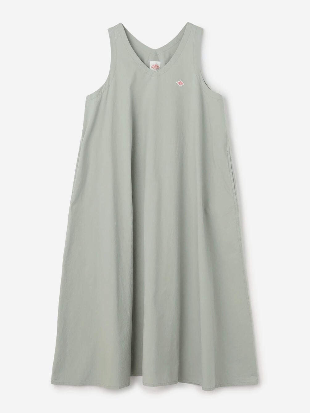 DANTON | ハイカウントコットン Vネックワンピース WOMEN